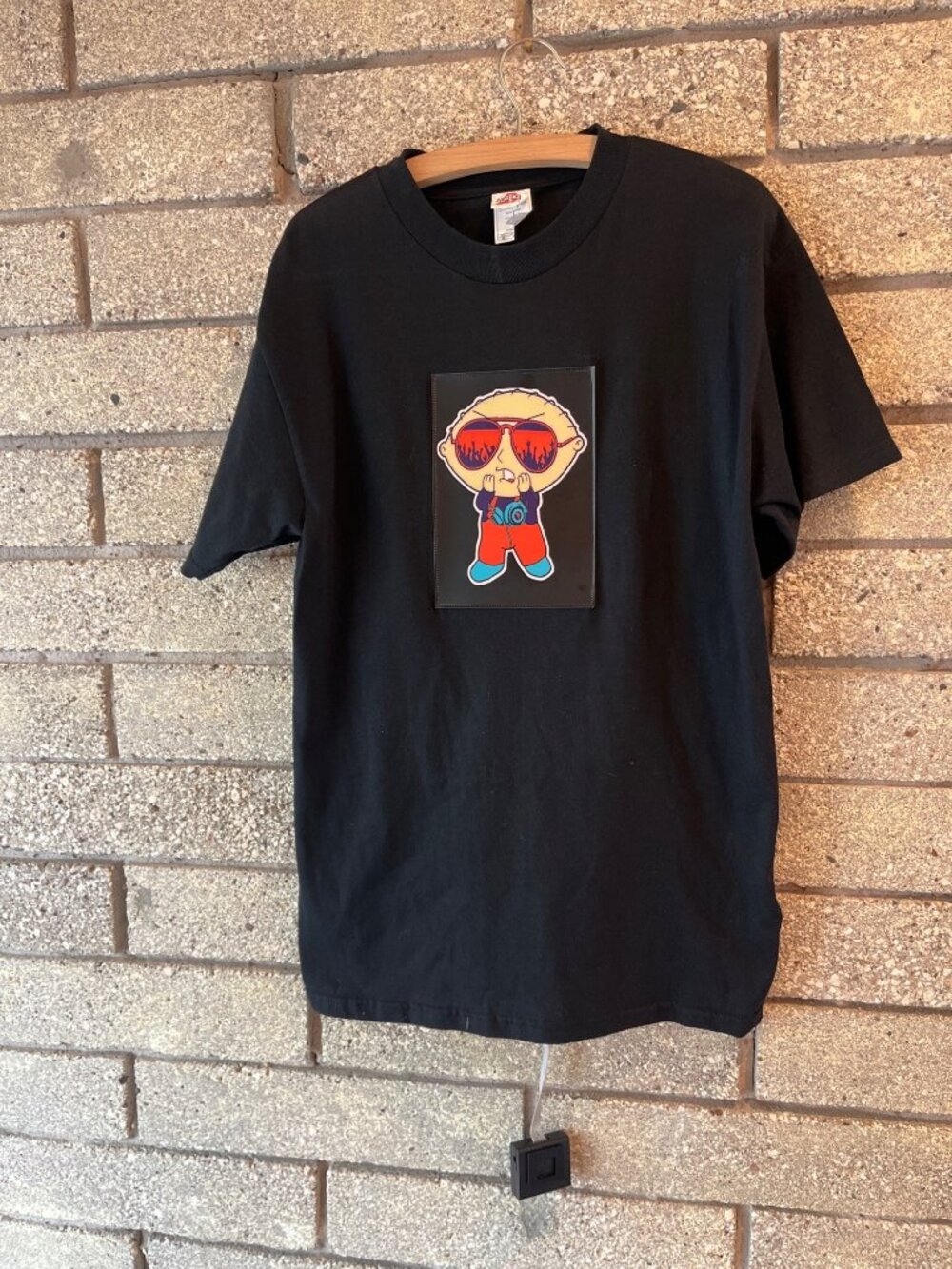 Stewie Griffin Graphic T-Shirt Black Medium Alstyle Cotton Retro Cartoon Unisex - Picture 2 of 6